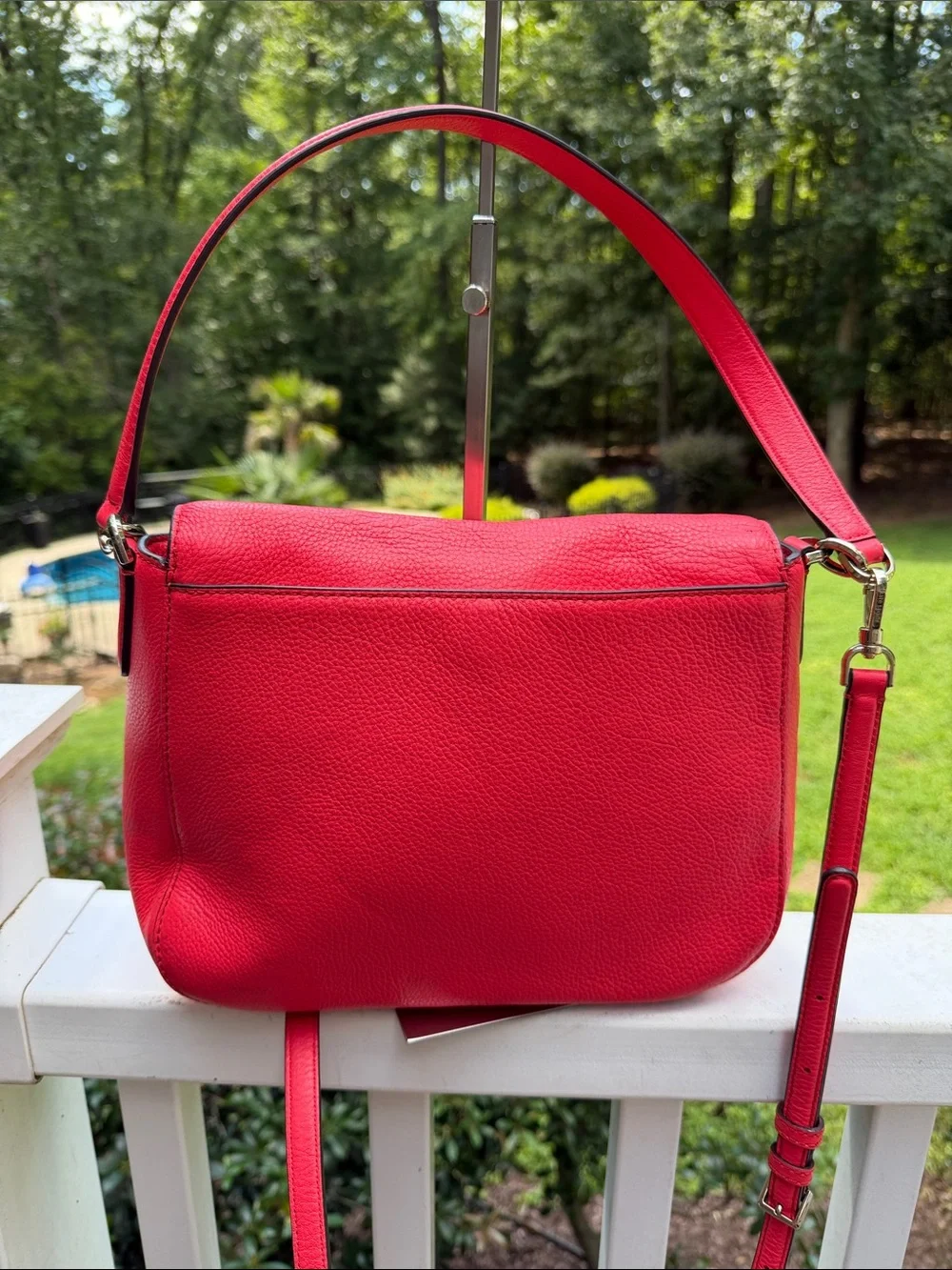 kate spade Red Leather Crossbody Bag